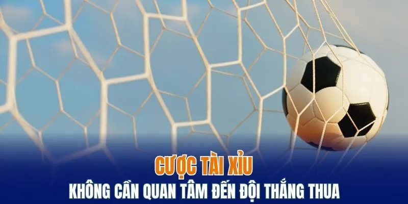 Cược tài xỉu không cần quan tâm đến đội thắng thua