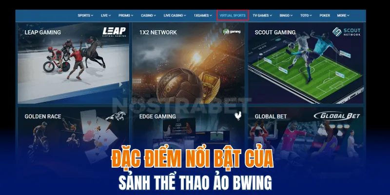 Đặc điểm của sảnh thể thao ảo Bwing