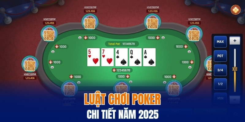 Luật chơi poker chi tiết năm 2025